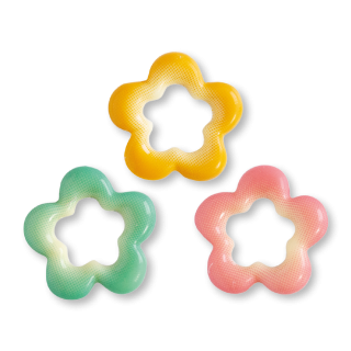 Fantasieblumen 135 Stk., weiße Schokolade