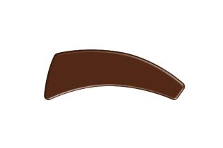 Aufleger F222S  76x28 mm