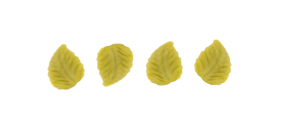 Marzipan Rosenblatt grün